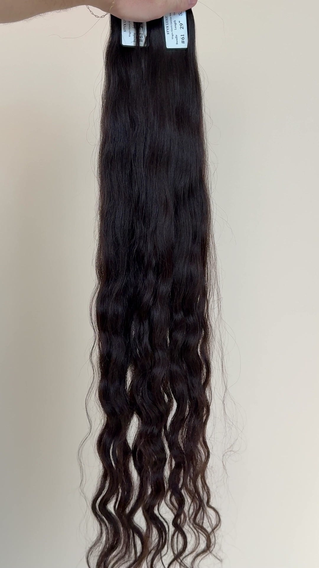 29" Virgin Slavic Hair Genius Weft #61