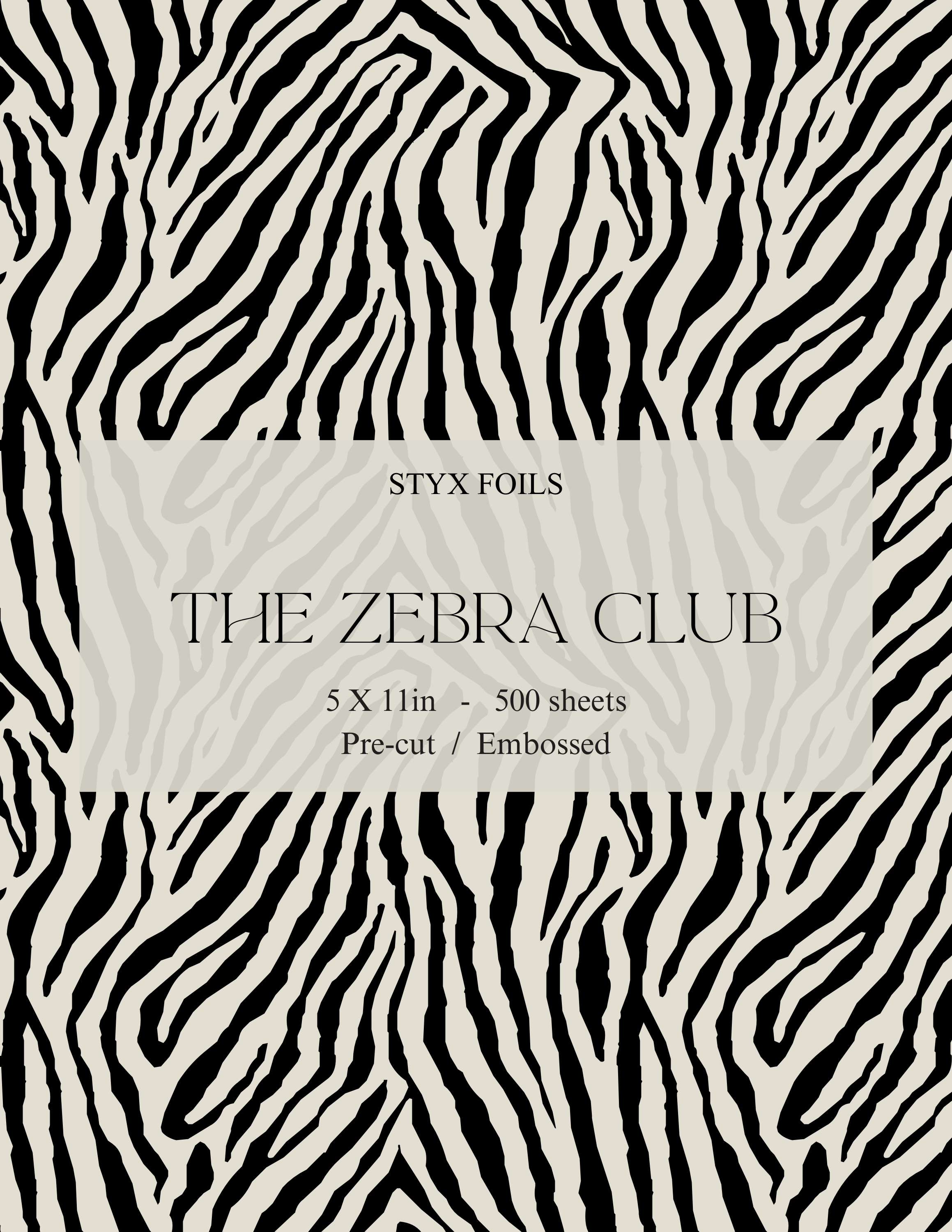 The Zebra Club Foils