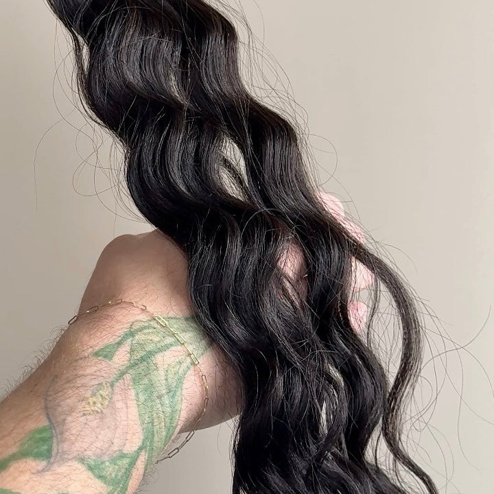 #1B Silky Curl Genius Weft