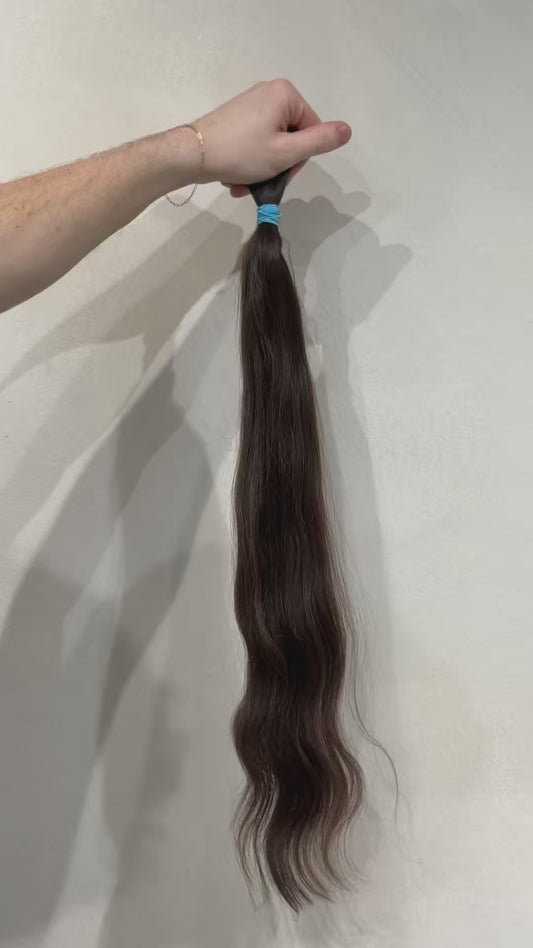 23" Virgin Slavic Ponytail Bundle #007