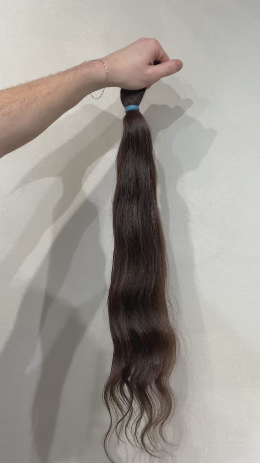 23" Virgin Slavic Ponytail Bundle #005