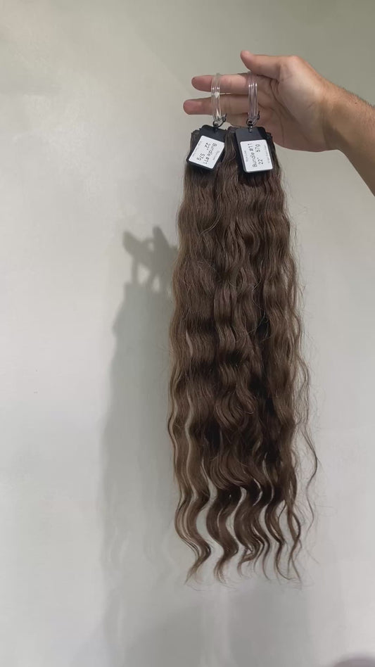 22" Virgin Slavic Hair Genius Weft #011