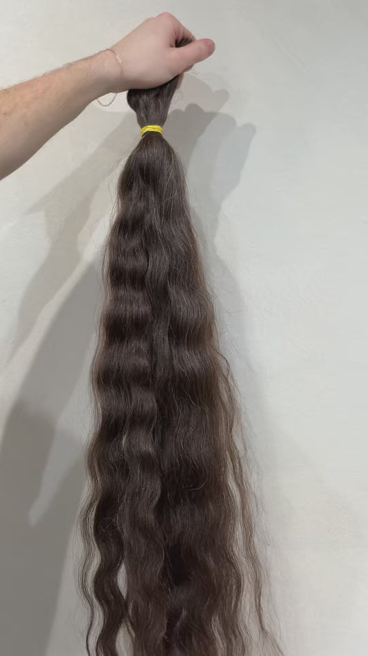 31" Virgin Slavic Ponytail Bundle #015