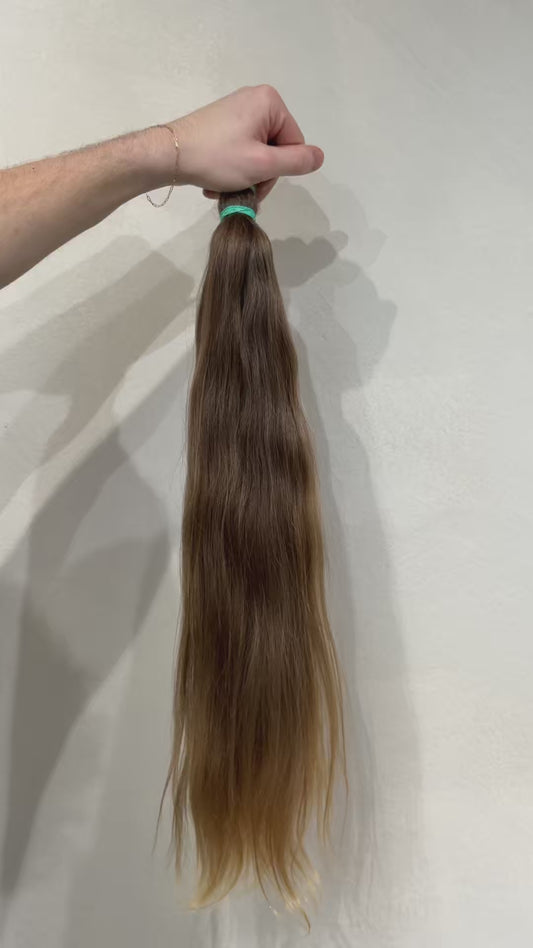 21" Virgin Slavic Ponytail Bundle #001