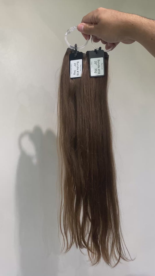 20" Virgin Slavic Hair Genius Weft #018