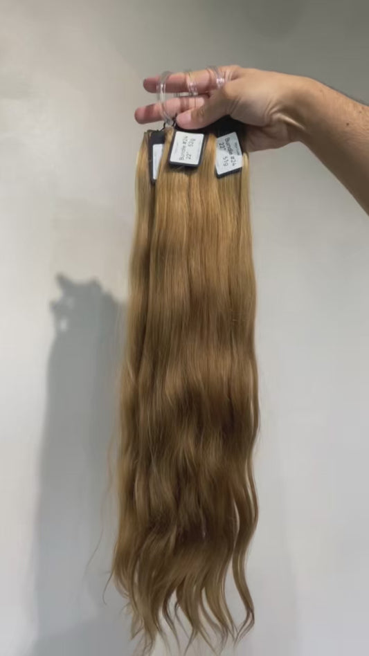 22" Virgin Slavic Hair Genius Weft #024