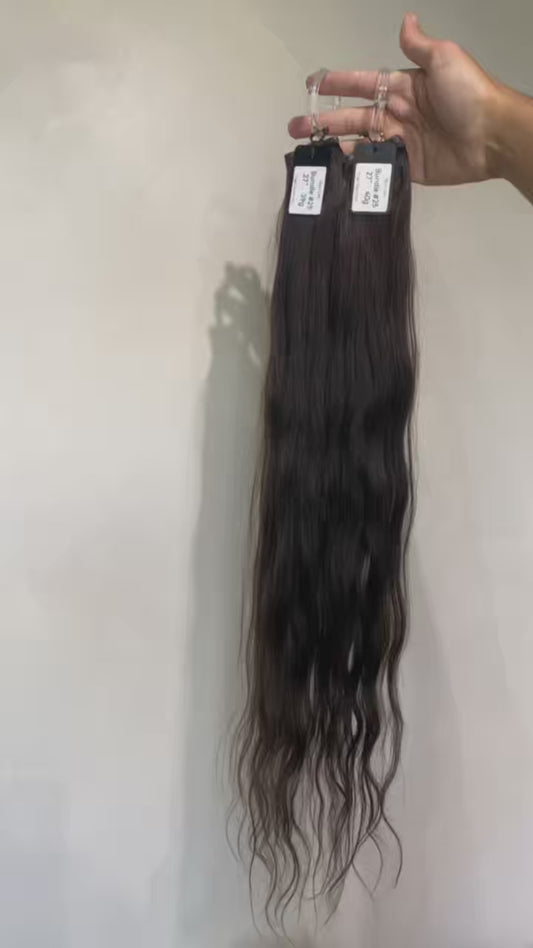 27" Virgin Slavic Hair Genius Weft #025