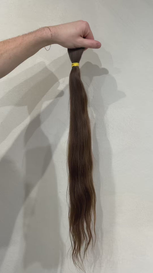 21" Virgin Slavic Ponytail Bundle #002