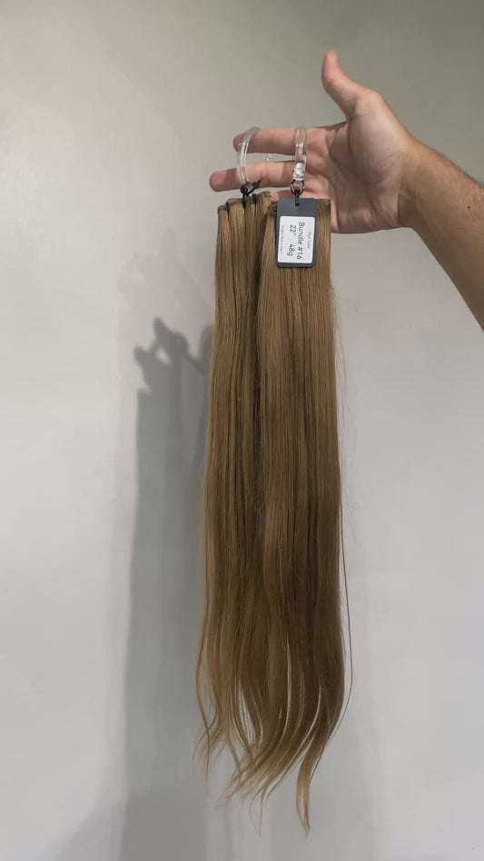 22" Virgin Slavic Hair Genius Weft #016
